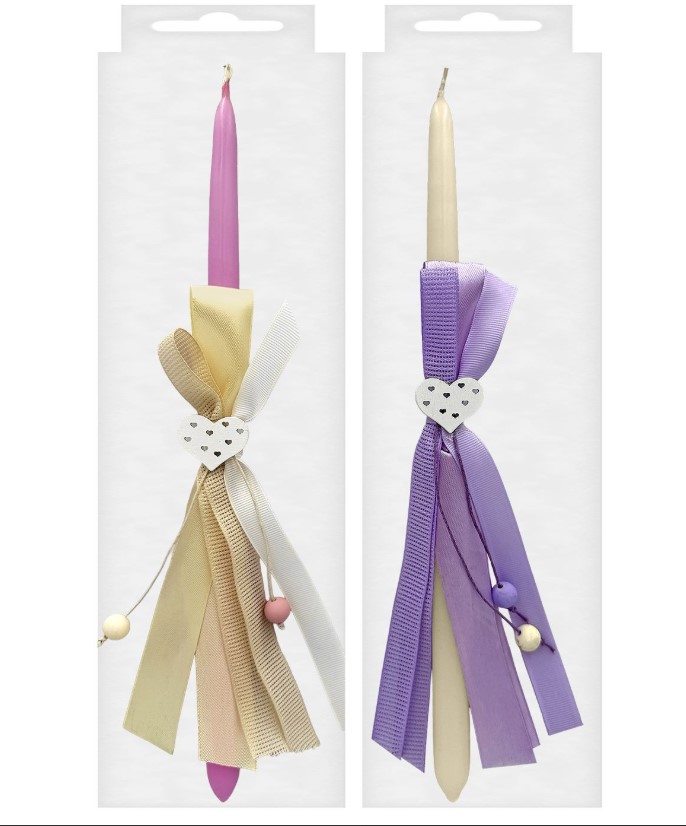 Λαμπάδα Καρδιά 37εκ. Bunny's 73-1919 - Bunny's - 73-1919